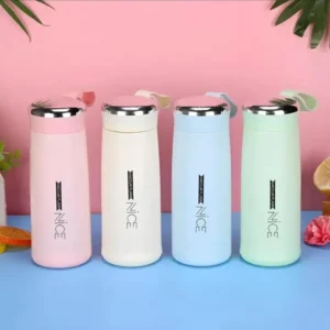 Premium NICE 400ml Glass Water Bottle – Insulated for Ultimate Freshness