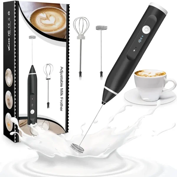 High Quality Coffee Beater and Egg Whisker, Rechargeable USB Connect, Milk Frothier